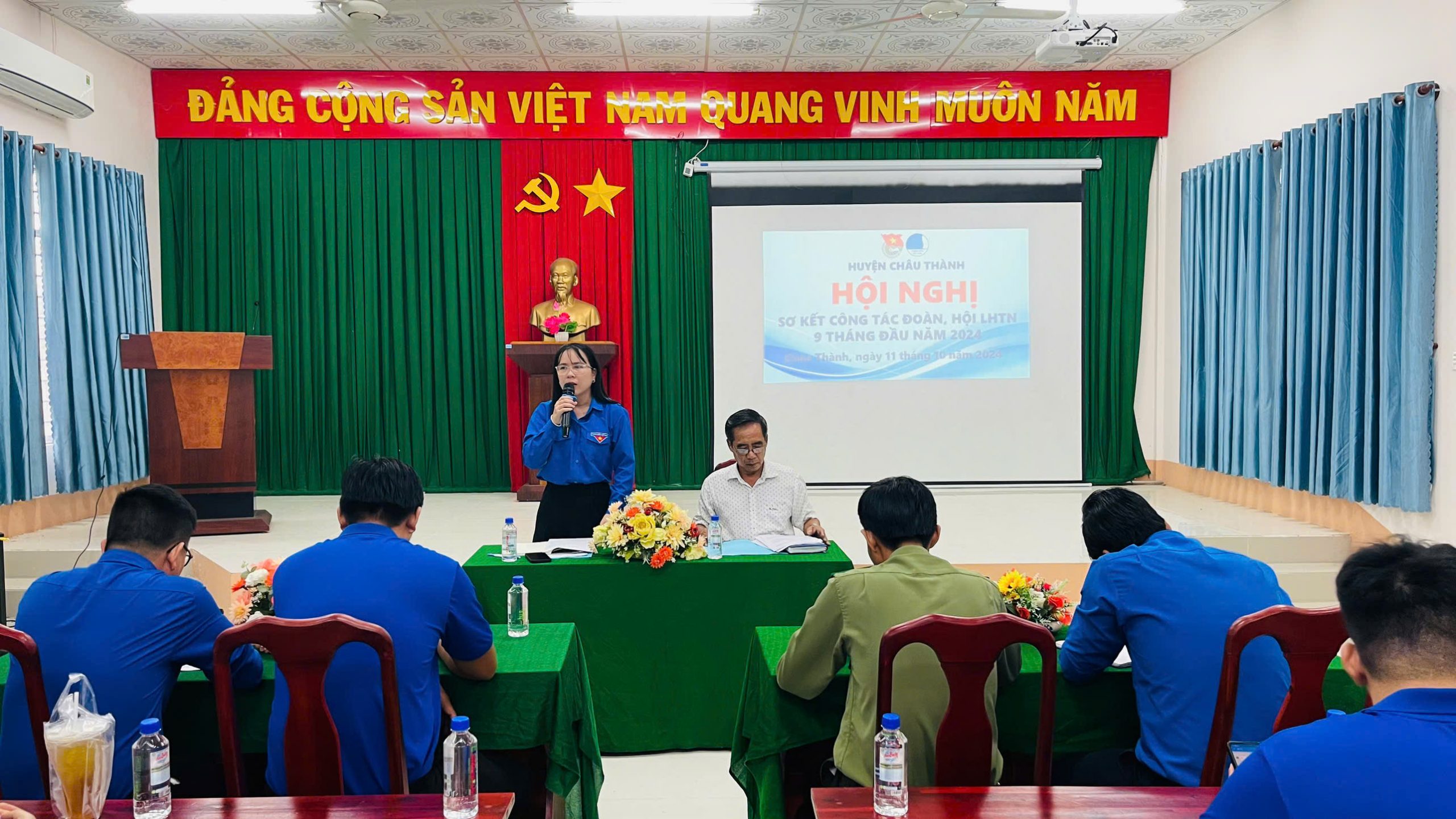 CHÂU THÀNH: TỔ CHỨC HỘI NGHỊ SƠ KẾT CÔNG TÁC ĐOÀN VÀ PHONG TRÀO THANH THIẾU NHI 9 THÁNG NĂM 2024