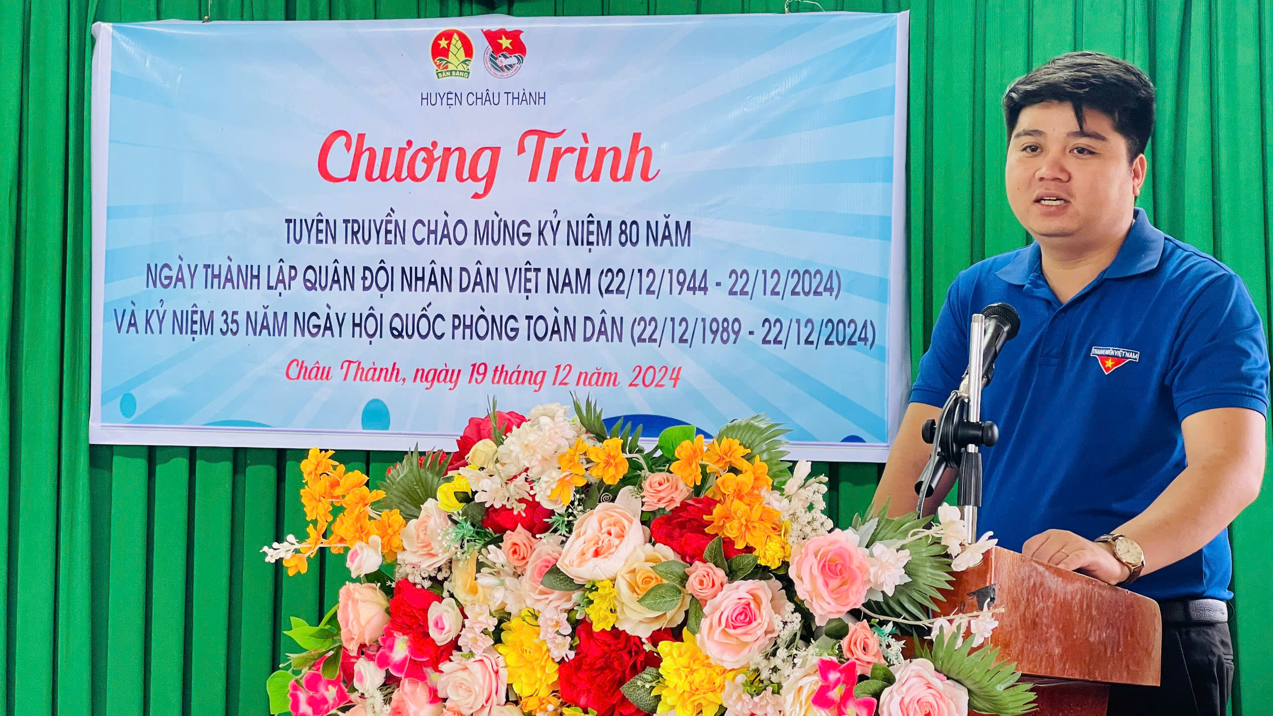 CHÂU THÀNH: TỔ CHỨC CÁC HOẠT ĐỘNG KỶ NIỆM 80 NĂM NGÀY THÀNH LẬP QUÂN ĐỘI NHÂN DÂN VIỆT NAM (22/12/1944 – 22/12/2024) VÀ 35 NĂM NGÀY HỘI QUỐC PHÒNG TOÀN DÂN (22/12/1989 – 22/12/2024)