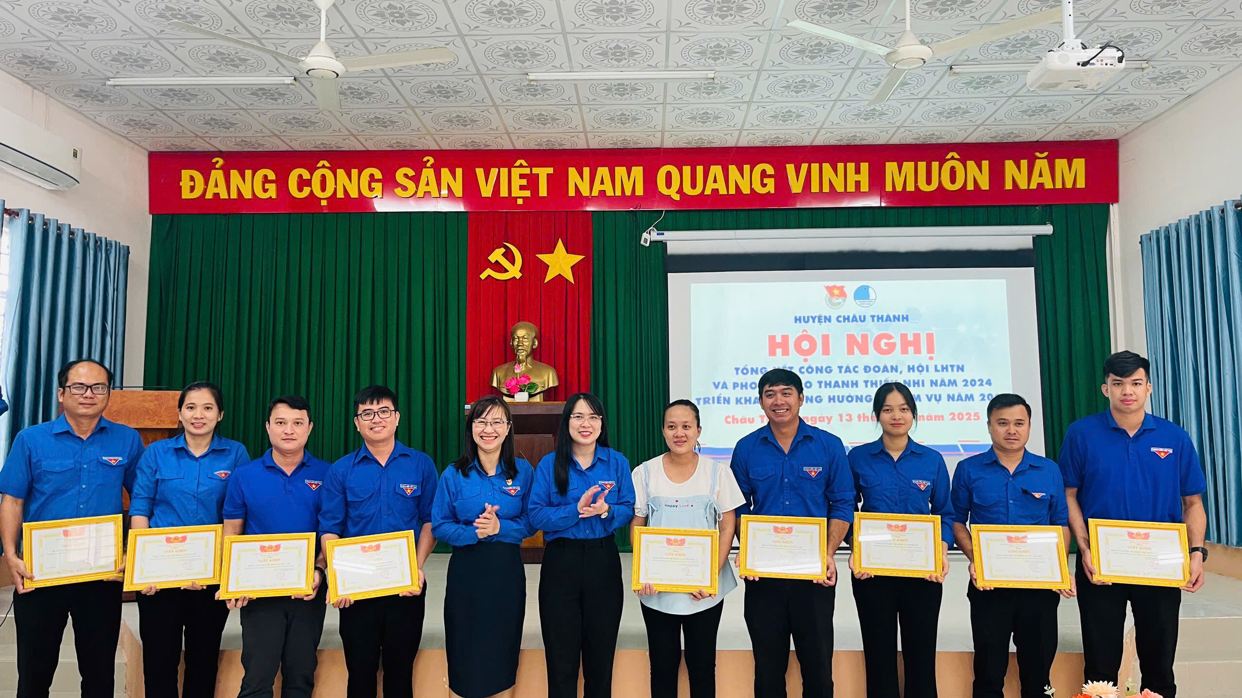 NHIỀU KẾT QUẢ NỔI BẬT TRONG CÔNG TÁC ĐOÀN VÀ PHONG TRÀO THANH THIẾU NHI HUYỆN CHÂU THÀNH NĂM 2024